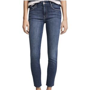 MOTHER High Waisted Looker Ankle Fray - Moonlust Privateer Size 25